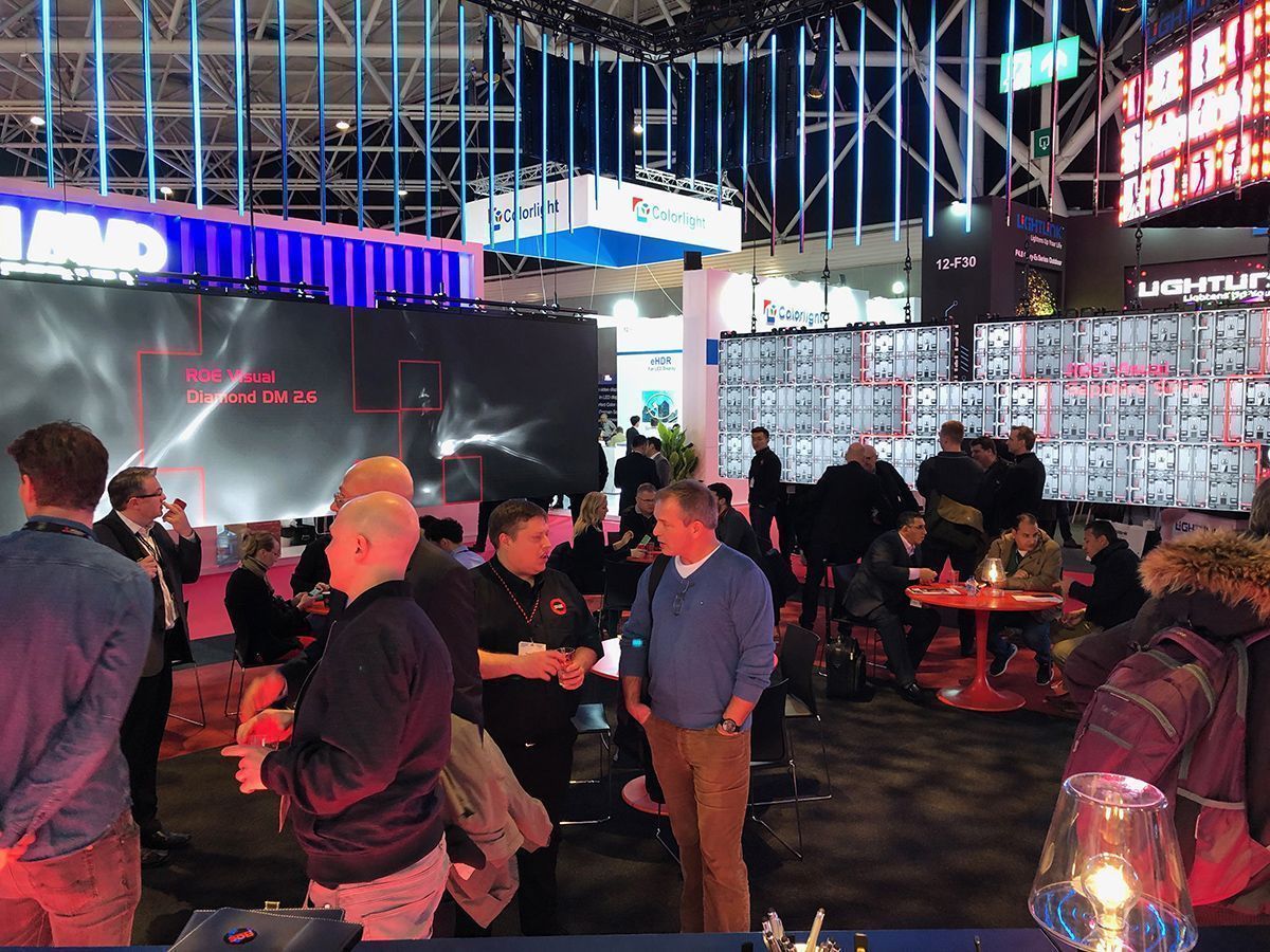 ROE Visual Experiences Brilliant Performance at ISE2019